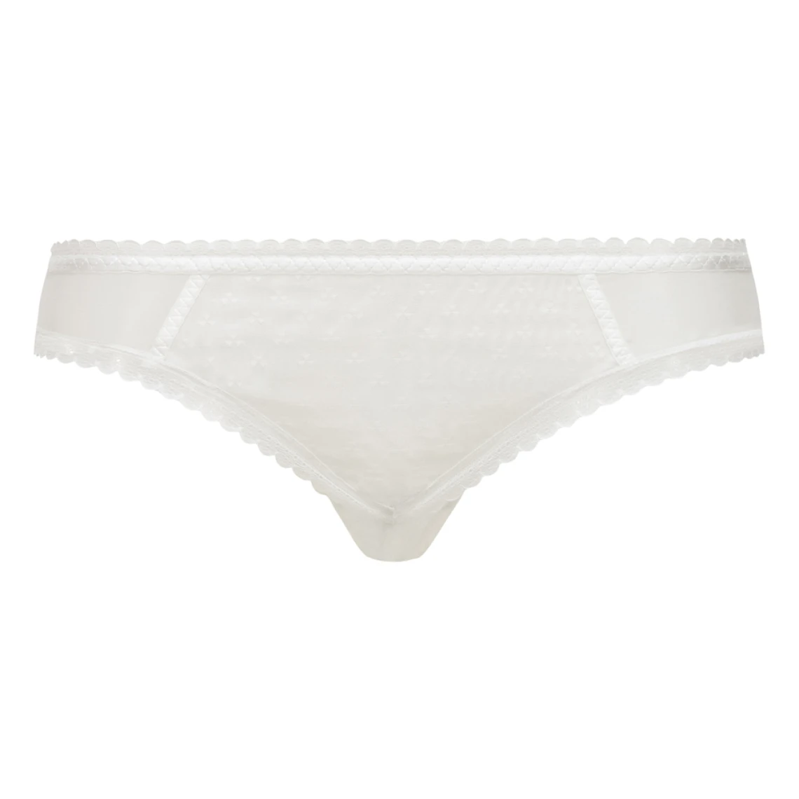 Chantelle Courcelles Culotte Brésilienne Blanche - Lingerie de Luxe 4 Chantelle Courcelles Culotte Brésilienne Blanche - Lingerie de Luxe – Image 2