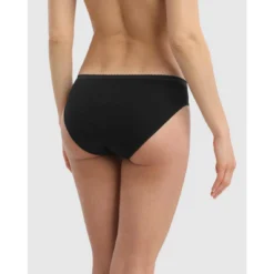 DIM Culotte de Règles Flux Moyen - Protection Menstruelle Invisible en Coton Bio 7 DIM Culotte de Règles Flux Moyen - Protection Menstruelle Invisible en Coton Bio -FITANCY Boutique culotte de regles flux moyen noir 3265516 3 1140x1140