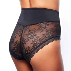 Pomm Poire Culotte Haute Amincissante Sensuelle - Noir -FITANCY Boutique culotte haute amincissante noir sensuelle pommpoire 980547 2 1140x1140