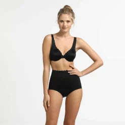 DIM Beauty Lift Culotte Haute Sculptante 3-en-1 en Microfibre - Noir -FITANCY Boutique culotte haute effet sculptant dim beauty lift en microfibre femme noir 474779 4 1140x1140