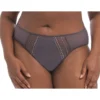 Elomi Matilda High Waist Briefs - Grey Plus Size Lingerie -FITANCY Boutique culotte haute gris 3176552 1 1140x1140