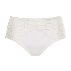 Sans Complexe Elise Shorty - Ivory Lace & Soft Mesh Panties -FITANCY Boutique culotte haute ivoire 3352872 1140x1140