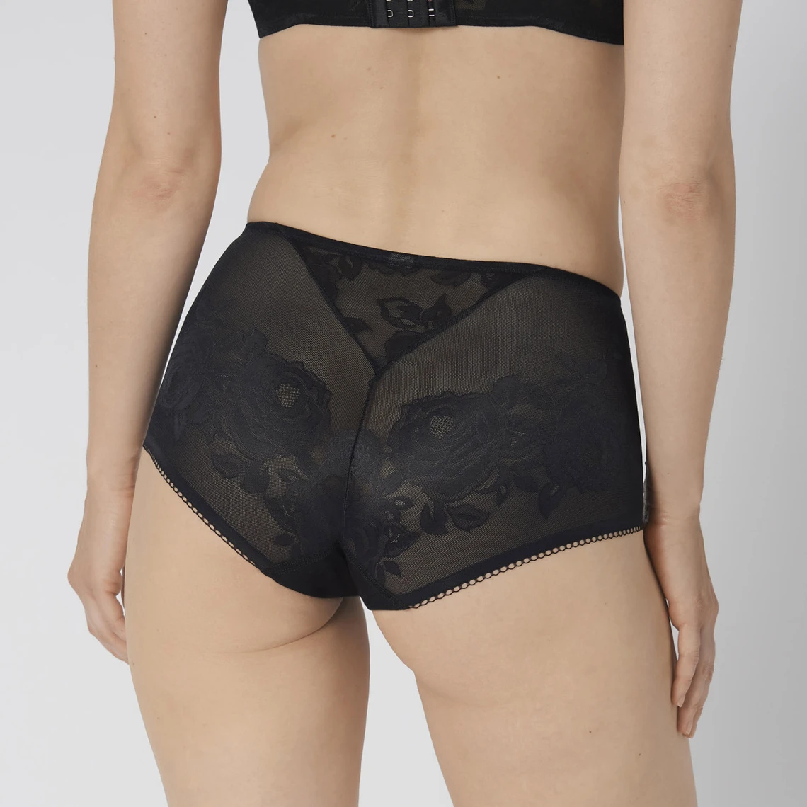 Culotte Triumph WILD ROSE SENSATION Noir 6 Culotte Triumph WILD ROSE SENSATION Noir – Image 4