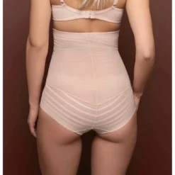 Bye Bra Culotte Taille Haute Gainante Powermesh - Beige -FITANCY Boutique culotte taille haute gainante beige 3384824 3 1140x1140