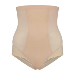 Bye Bra Culotte Taille Haute Gainante Powermesh - Beige -FITANCY Boutique culotte taille haute gainante beige 3384824 4 1140x1140