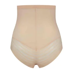 Bye Bra Culotte Taille Haute Gainante Powermesh - Beige -FITANCY Boutique culotte taille haute gainante beige 3384824 5 1140x1140