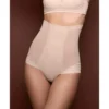 Bye Bra Culotte Taille Haute Gainante Powermesh - Beige