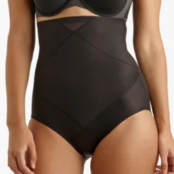 Culotte Taille Haute Gainante Contrôle Extra Ferme Miraclesuit CROSS CONTROL Noir