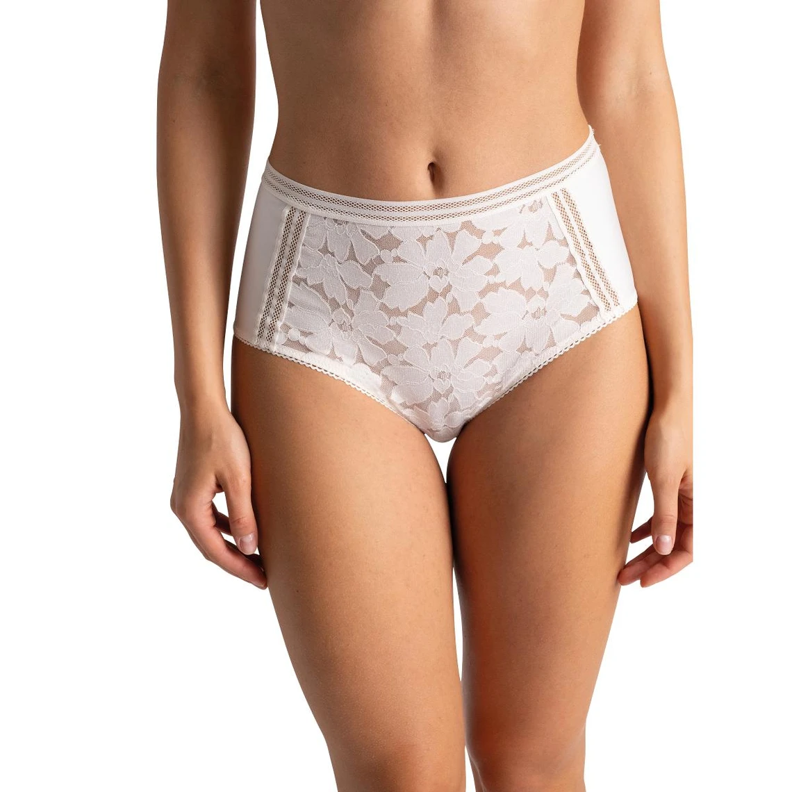 Passionata Culotte Taille Haute Motifs Fleuris - Beige 4 Passionata Culotte Taille Haute Motifs Fleuris - Beige – Image 2