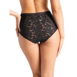 Passionata Culotte Taille Haute à Motifs Fleuris - Noire -FITANCY Boutique culotte taille haute gardiena noir 3683505 8006599 99 1140x1140