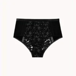 Passionata Culotte Taille Haute à Motifs Fleuris - Noire -FITANCY Boutique culotte taille haute gardiena noir 3683505 8006601 1 1140x1140