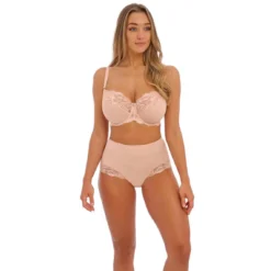 Fantasie Reflect - Culotte Taille Haute Gainante en Maille et Dentelle -FITANCY Boutique culotte taille haute natural beige 3409450 4 1140x1140