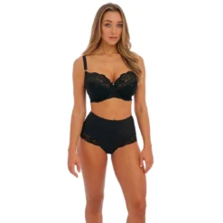 FANTASIE Culotte Taille Haute Bordée De Dentelle Florale – Noire 10 FANTASIE Culotte Taille Haute Bordée De Dentelle Florale – Noire -FITANCY Boutique culotte taille haute noir 3409446 4 1140x1140
