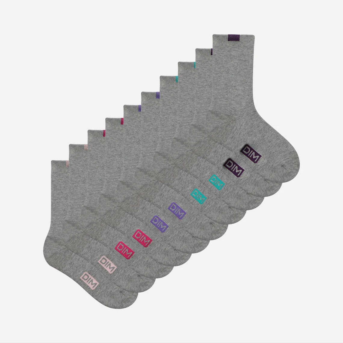 Lot De 5 Chaussettes éco Dim 4 Lot De 5 Chaussettes éco Dim – Image 2
