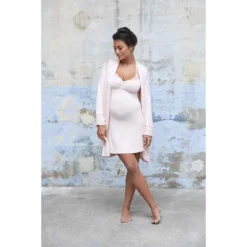 Déshabillé Maternité Rose Cache Coeur Lingerie Serenity 7 Déshabillé Maternité Rose Cache Coeur Lingerie Serenity -FITANCY Boutique deshabille maternite rose 3296462 3 1140x1140