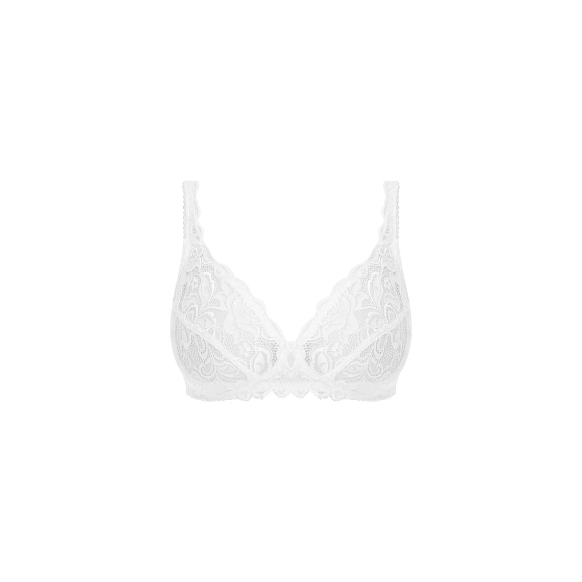 Soutien-gorge Sans Armatures Wacoal EGLANTINE Blanc 4 Soutien-gorge Sans Armatures Wacoal EGLANTINE Blanc – Image 2