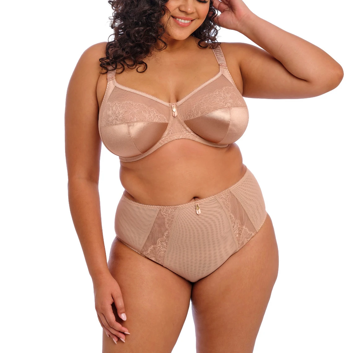 ELOMI Cate Allure Slip Entier Beige - Lingerie Haute Couture Grande Taille 8 ELOMI Cate Allure Slip Entier Beige - Lingerie Haute Couture Grande Taille – Image 6