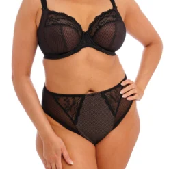 Elomi Charley - Culotte Taille Haute Noire - Lingerie Grande Taille -FITANCY Boutique elomi culotte taille haute noire elomi charley 1229129 7 6825f20672060 1140x1140