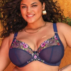 Elomi Himari - Soutien-Gorge Plongeant Marine Grande Taille