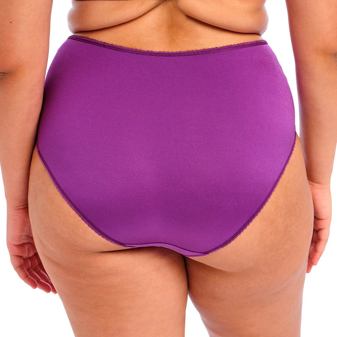 ELOMI Slip Violet - Culotte Taille Haute Grande Taille 5 ELOMI Slip Violet - Culotte Taille Haute Grande Taille – Image 3