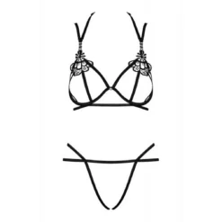 Obsessive Ensemble 2 Pièces - Soutien-gorge Et String Ouverts -FITANCY Boutique ensemble 2 pieces soutien gorge et string ouverts noir 3374258 1140x1140