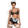 Obsessive Ensemble Servante Porte-jarretelles