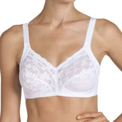 Soutien-gorge Emboîtant Sans Armatures Triumph DELICATE DOREEN Blanc -FITANCY Boutique full cup bra triumph delicate doreen white 33693 1140x1140