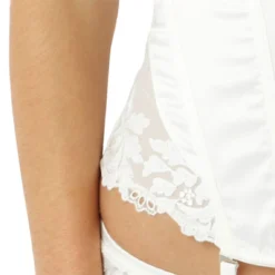 Guêpière Bretelles Amovibles Masquerade SERENITY Ivoire (mariage) -FITANCY Boutique guepiere bretelles amovibles masquerade serenity ivoire mariage 6 1140x1140