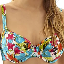 Haut De Maillot De Bain à Balconnets Panache Tropical Print