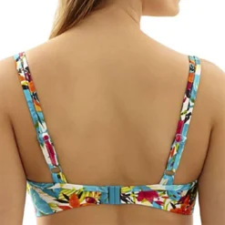 Haut De Maillot De Bain à Balconnets Panache Tropical Print -FITANCY Boutique haut de maillot de bain a balconnets panache leila tropical print 3 1140x1140