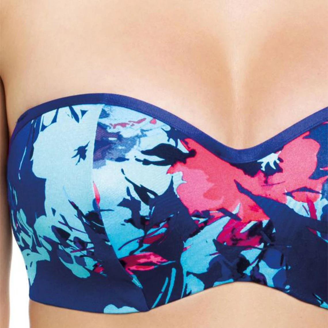 Haut De Maillot De Bain Bandeau à Armatures - Motif Fleurs 4 Haut De Maillot De Bain Bandeau à Armatures - Motif Fleurs – Image 2