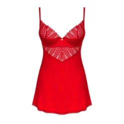 Obsessive Nuisette Babydoll Et String Rouge -FITANCY Boutique ingridia nuisette et string rouge 2 3579700 7 1140x1140