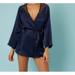 Simone Perele Kimono Simone Pérèle SATIN SECRETS Pleine Lune -FITANCY Boutique kimono bleu 1233485 3 1200x1200
