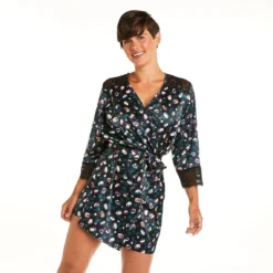 Kimono Noir Impériale