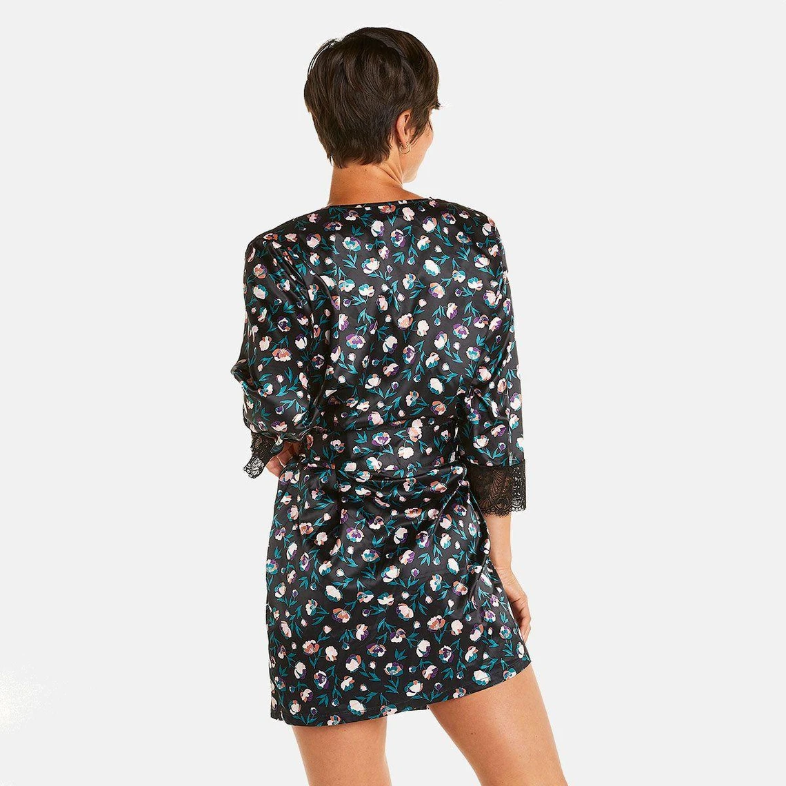 Kimono Noir Impériale 8 Kimono Noir Impériale – Image 6