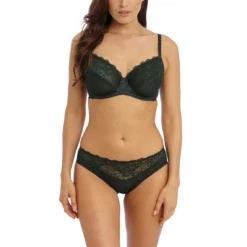 Wacoal Soutien-Gorge Emboitant Classique - Vert Dentelle et Microfibre -FITANCY Boutique lace perfection botanical green uw bra we135002 brief we135005 f trade web 3516690 5 1140x1140