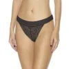 Huit Lingerie Arpège String - Sophisticated Black Lace Thong