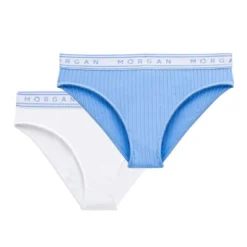 Lot De 2 Slips En Coton Bleu Jess 9 Lot De 2 Slips En Coton Bleu Jess -FITANCY Boutique lot de 2 culottes classiques en coton bleu 3410178 6484472 72 1140x1140