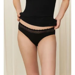 Lot De 2 Slips échancrés Triumph Feel Of Modal Noir