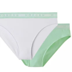 Lot De 2 Culottes - Verte Morgan Lingerie INES -FITANCY Boutique lot de 2 slips ines 3470748 6840298 98 1140x1140