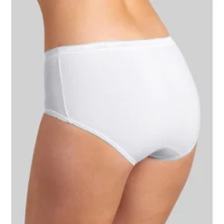 Sloggi Basic : Lot de 4 Culottes Classiques en Coton Blanc -FITANCY Boutique lot de 4 culottes classiques blanc 1273177 3 1200x1200