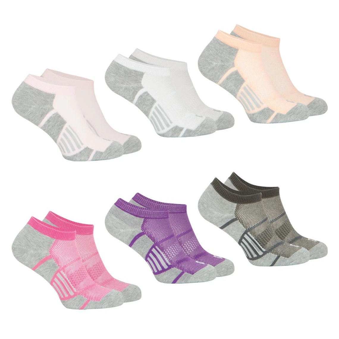 Lot De 6 Paires De Chaussettes Ultra Courtes Femme Sport Wilson 3 Lot De 6 Paires De Chaussettes Ultra Courtes Femme Sport Wilson