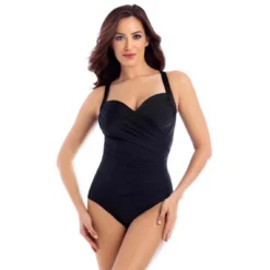 Maillot De Bain 1 Pièce Bonnets Mousse Armatures - Noir Miraclesuit DD CUP SOLIDS -FITANCY Boutique maillot de bain 1 piece bonnets mousse armatures noir 3368388 4 1140x1140