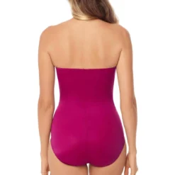 Maillot De Bain 1 Pièce Bustier Violet Miraclesuit Rock Solid -FITANCY Boutique maillot de bain 1 piece bustier violet 3368360 3 1140x1140
