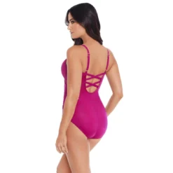 Maillot De Bain 1 Pièce Plongeant Violet Miraclesuit Rock Solid -FITANCY Boutique maillot de bain 1 piece plongeant violet 3368402 6 1140x1140