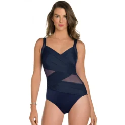 Maillot De Bain Gainant Une Pièce Armatures Miraclesuit MADERO Midnight -FITANCY Boutique maillot de bain gainant une piece armatures bleu 1198757 2 1140x1140