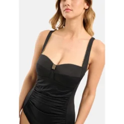 Maillot De Bain Une Pièce Coques Sans Armature - Noir -FITANCY Boutique maillot de bain une piece coques sans armature noir 3426450 4 1140x1140