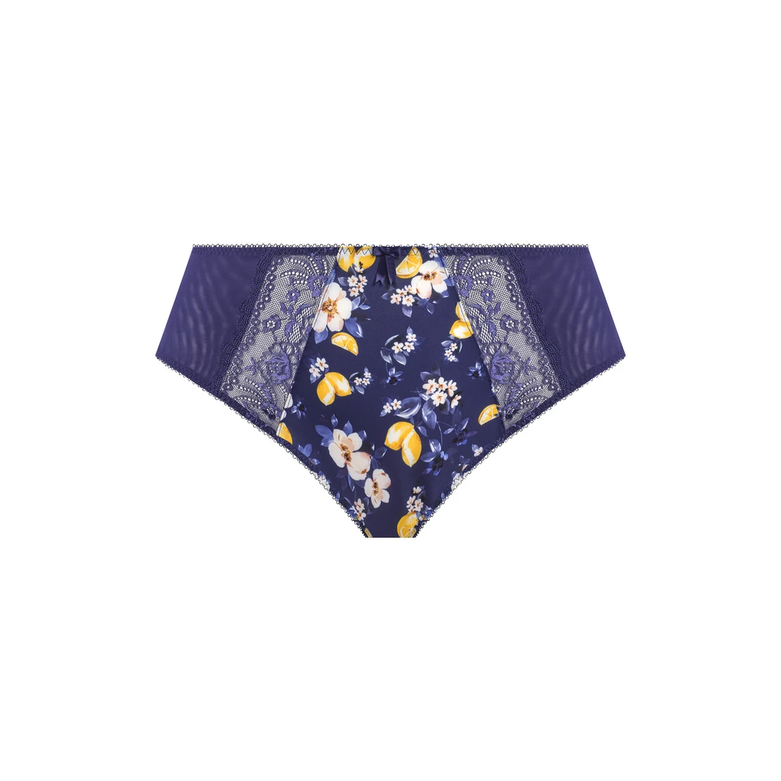 Elomi Slip Bleu Floral - Culotte de Lingerie Grande Taille 9 Elomi Slip Bleu Floral - Culotte de Lingerie Grande Taille – Image 7