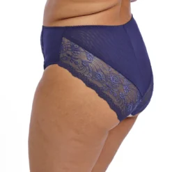 Elomi Slip Bleu Floral - Culotte de Lingerie Grande Taille 11 Elomi Slip Bleu Floral - Culotte de Lingerie Grande Taille -FITANCY Boutique morgan sicilia high leg brief el4118 s trade 3000 ss24 3557150 1140x1140