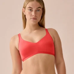 Naturana Soutien-gorge Moulé Sans Armatures - Rouge Cayenne
